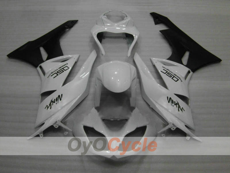 Kit de carenado por inyección para NINJA ZX-6R 09-12 - Blanco, Negro - Estilo de fábrica #OYO87901976 Imagen principal del producto