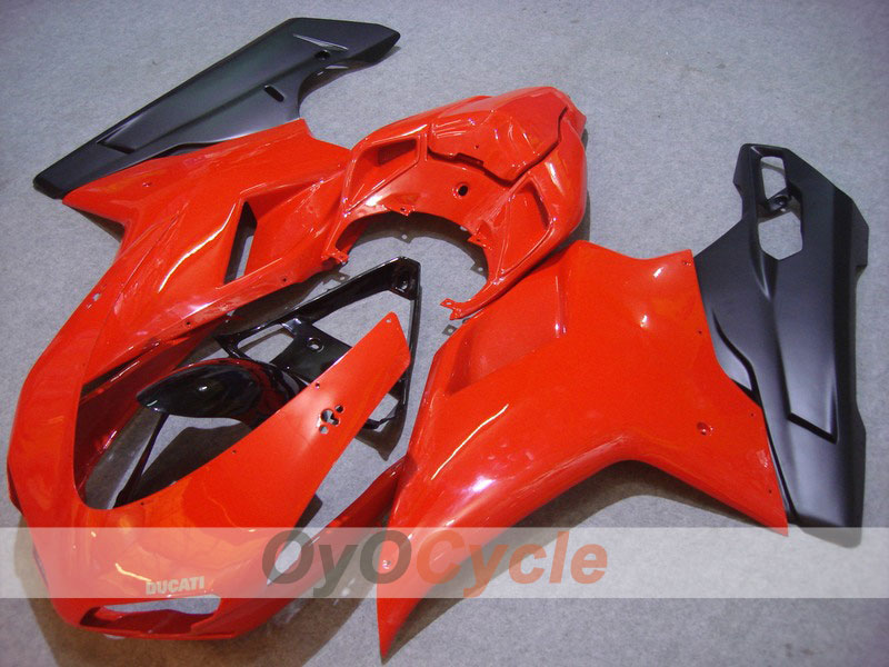 Kit de carenado inyectado para Ducati 1198 09-11 - Rojo, Negro, Mate - Estilo de fábrica #OYO87902342 Imagen principal del producto
