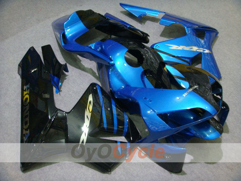 Kit de carenado por inyección para CBR600RR 03-04 - Azul, Negro - Estilo de fábrica #OYO87902567