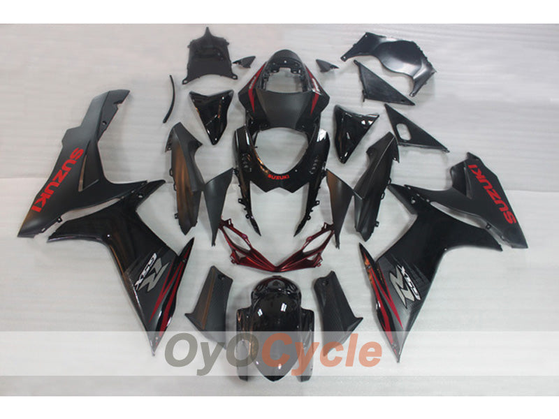 Kit de carenado por inyección para GSX R750 11-26 - Rojo, Negro - Estilo de fábrica #OYO87903192 Imagen principal del producto