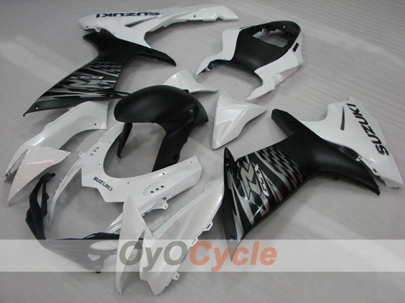 Carenado de inyección para GSX R600 11-26 - Blanco, Negro - Estilo de fábrica #OYO87903214