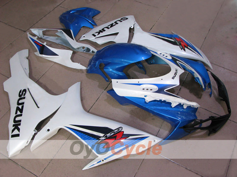 Kit de carenado por inyección para 11-26 GSX R600 - Azul, Blanco, Mate - Estilo de fábrica #OYO87903216 Imagen principal del producto