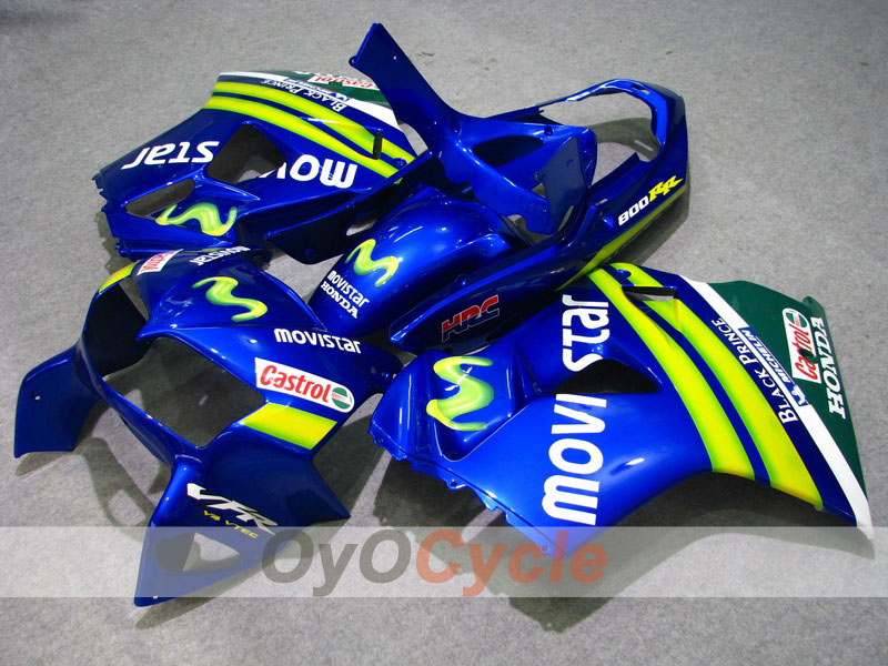 Kit de carenado para VFR800 98-01 - Azul - Castrol #OYO87902909 Imagen principal del producto