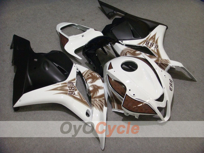 Kit de carenado por inyección para 09-12 CBR600RR - Blanco, Negro, Mate - Estilo de fábrica #OYO87900451 Imagen principal del producto