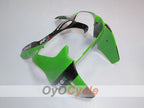 Carenado inyectado para NINJA ZX-6R 00-02 - Verde, Negro - Monster #OYO87901717