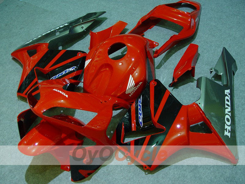Kit de carenado por inyección para CBR600RR 03-04 - Rojo, Negro - Estilo de fábrica #OYO87902596