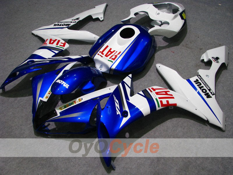 Carenado de inyección para YZF-R1 04-06 - Azul, Blanco - FIAT, MOTUL #OYO87900825 Imagen principal del producto