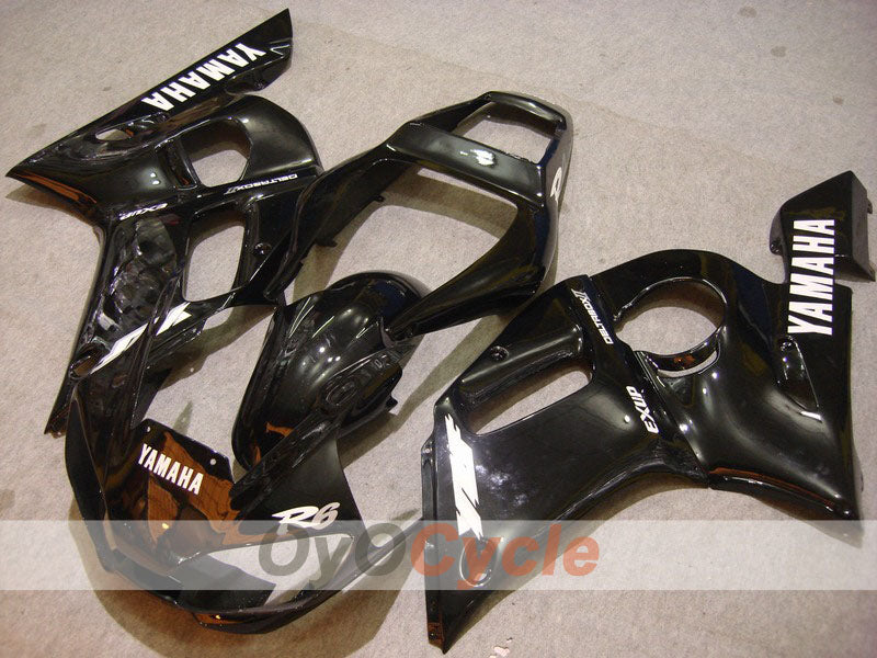 Kit de carenado de inyección para YZF-R6 98-02 - Negro - Estilo de fábrica #OYO87901018