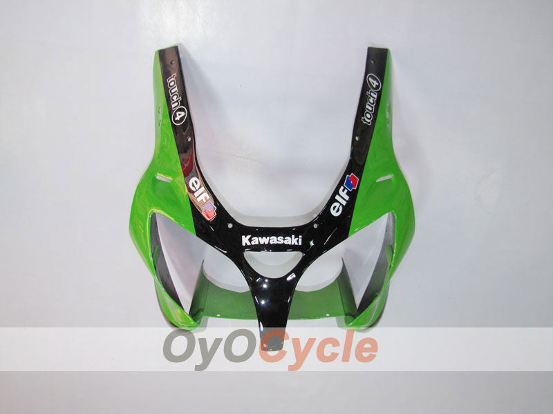 Carenado inyectado para NINJA ZX-6R 00-02 - Verde, Negro - Monster #OYO87901717