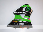 Carenado inyectado para NINJA ZX-6R 00-02 - Verde, Negro - Monster #OYO87901717