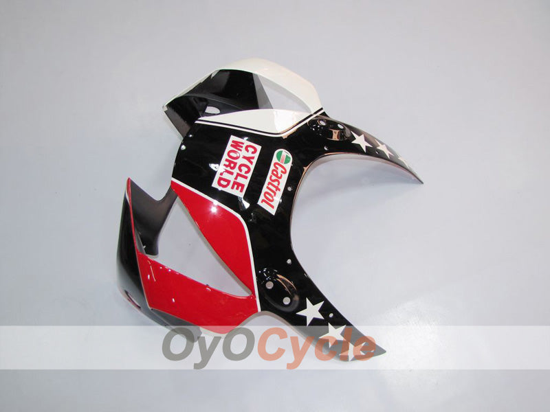 Kit de carenado por inyección para CBR900RR 954 02-03 - Rojo, Negro - Castrol #OYO87902838