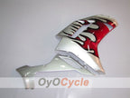 Kit de carenado por inyección para NINJA ZX-6R 07-08 - Rojo, Plata - Llama #OYO87901933