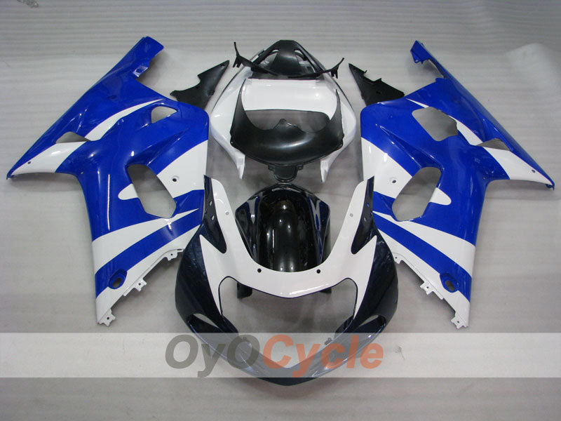 Carenado de inyección para GSX R750 00-03 - Azul, Blanco, Negro - Estilo de fábrica #OYO87905151