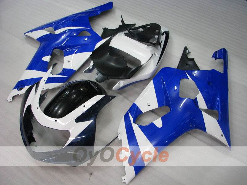 Carenado de inyección para GSX R750 00-03 - Azul, Blanco, Negro - Estilo de fábrica #OYO87905151