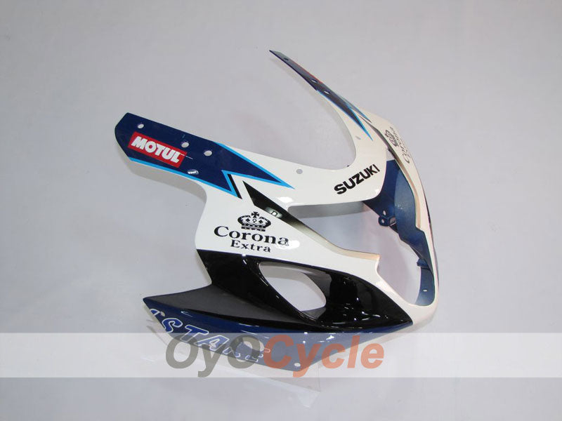 Kit de carenado inyectado para GSXR600 04-05 - Azul, Blanco - Corona, MOTUL #OYO87901156