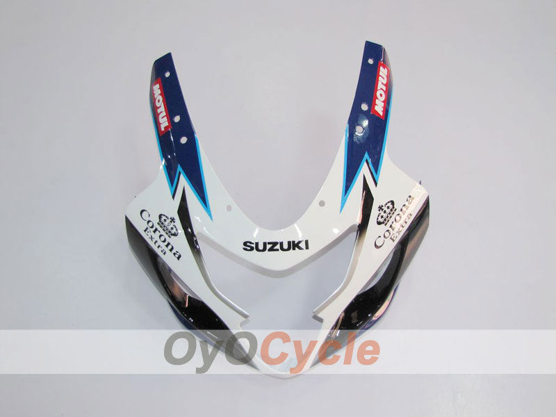 Kit de carenado inyectado para GSXR600 04-05 - Azul, Blanco - Corona, MOTUL #OYO87901156
