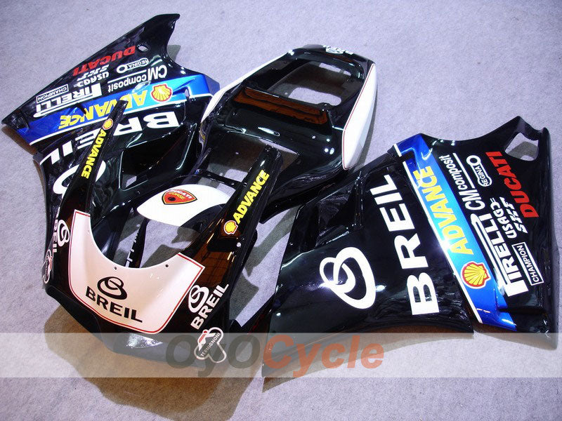 Kit de carenado por inyección para Ducati 998 02-04 - Blanco, Negro - BREIL #OYO87902265 Imagen principal del producto