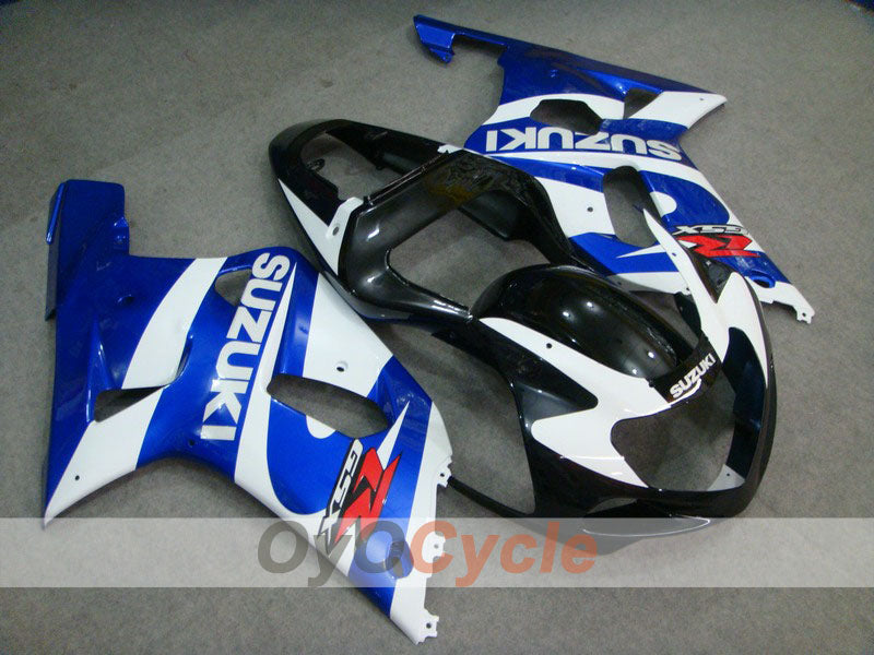 Kit de carenado de inyección para GSX R750 00-03 - Azul, blanco - Estilo de fábrica #OYO87901124 Imagen principal del producto