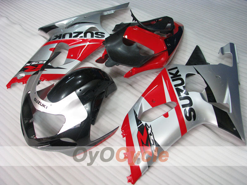 Kit de carenado por inyección para GSX R750 00-03 - Rojo, Negro, Plateado - Estilo de fábrica #OYO87905139 Imagen secundaria del producto