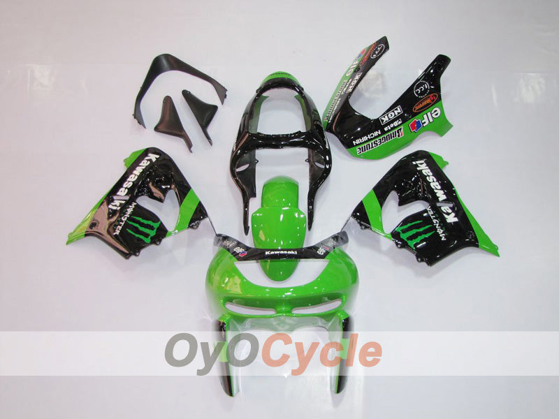 Kit de carenado para NINJA ZX-9R 98-99 - Verde, Negro - Monster #OYO87903017 Imagen principal del producto