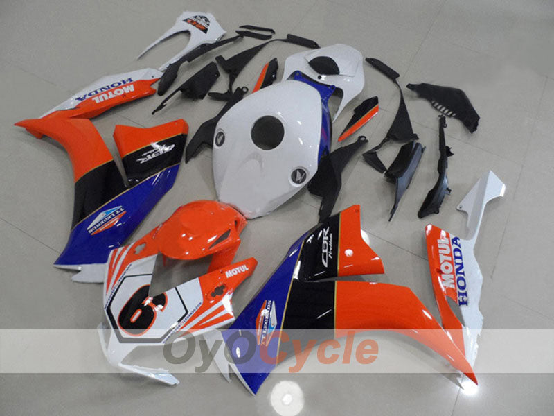Carenado moldeado por inyección para CBR1000RR 12-16 - Naranja, Blanco - MOTUL #OYO87903338 Imagen principal del producto