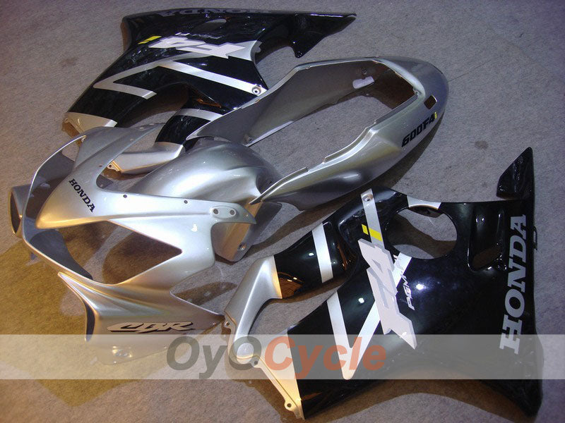 Kit de carenado por inyección para CBR600F4i 01-03 - Negro, Plata - Estilo de fábrica #OYO87900178 Imagen principal del producto