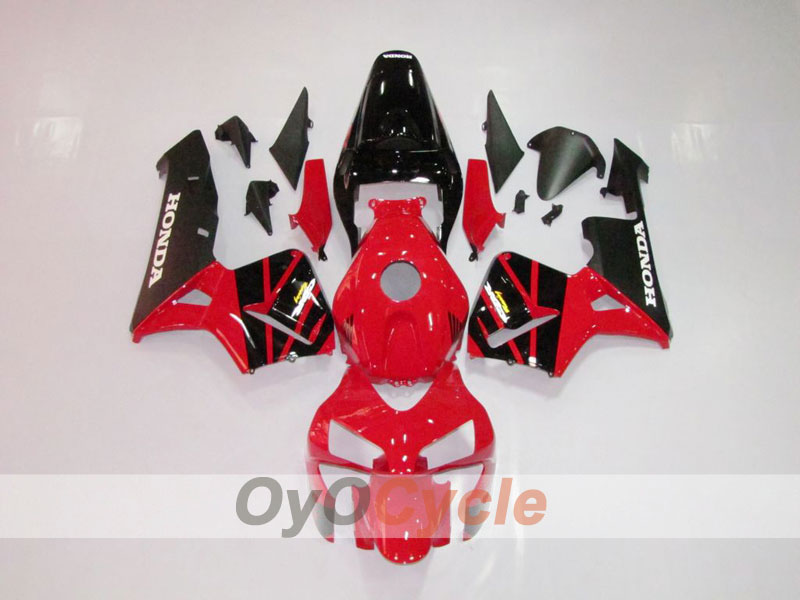 Kit de carenado por inyección para 05-06 CBR600RR - Rojo, Negro - Estilo de fábrica #OYO87900278 Imagen principal del producto
