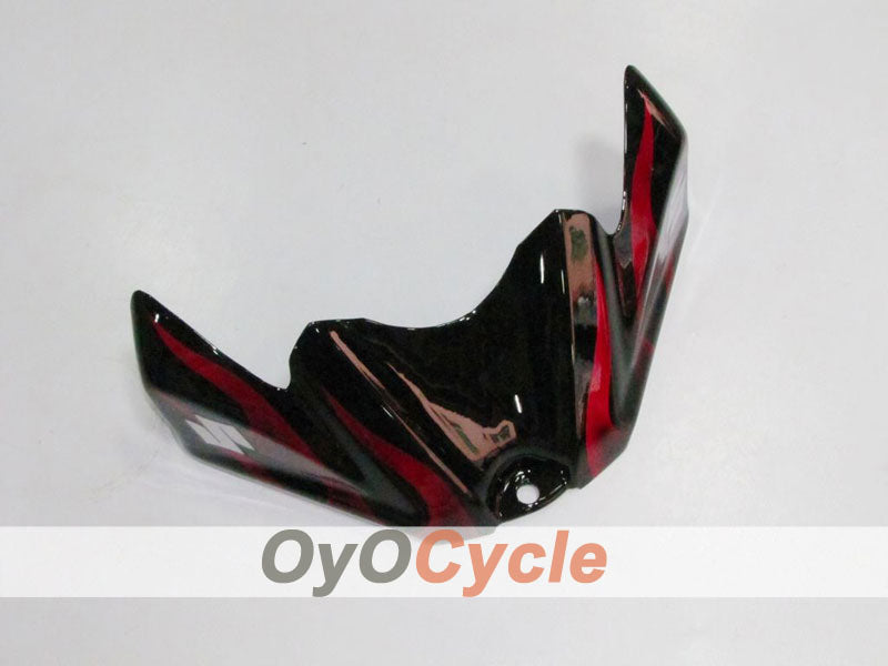 Kit de carenado de inyección para GSX R750 08-10 - Rojo, Negro - Llama #OYO87901432