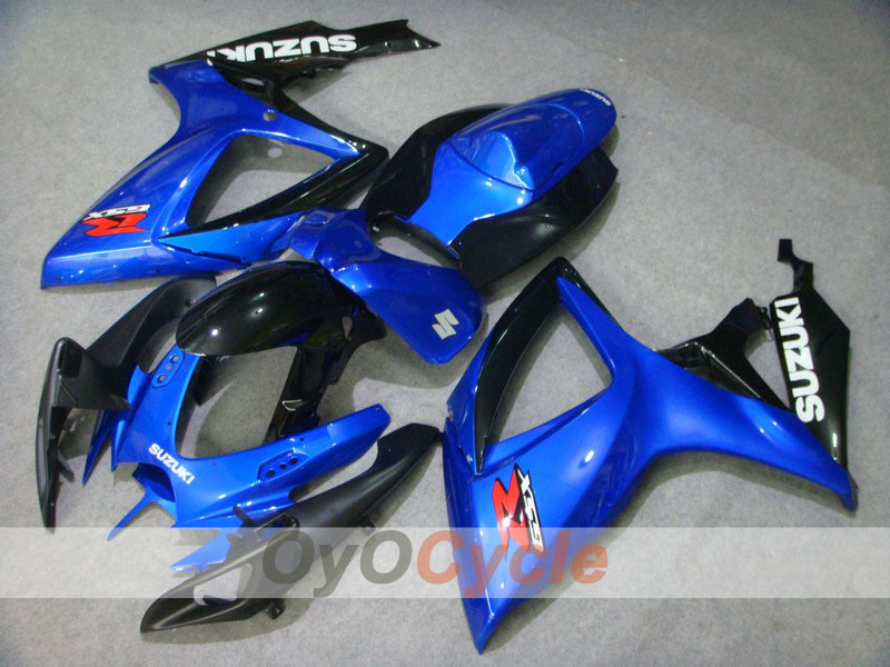 Kit de carenado por inyección para GSX R600 06-07 - Azul, Negro - Estilo de fábrica #OYO87901568 Imagen principal del producto