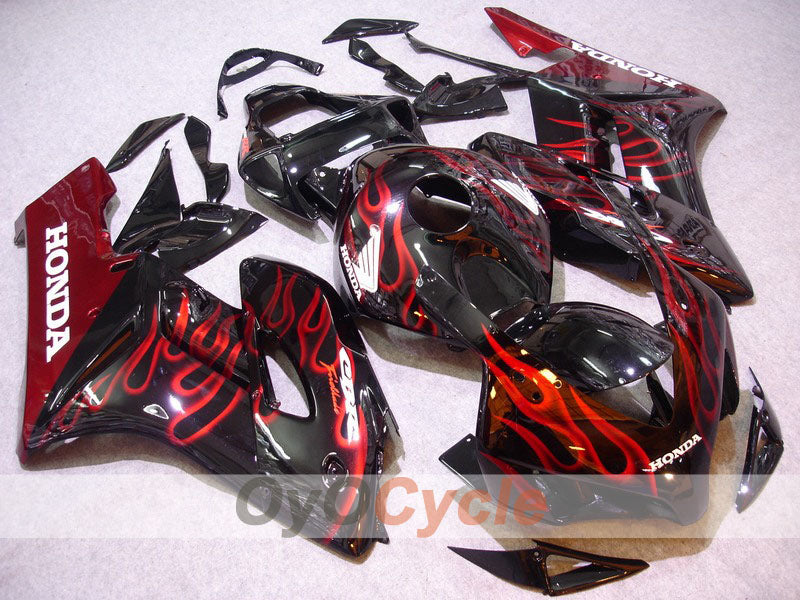 Kit de carenado por inyección para CBR1000RR 04-05 - Rojo, Negro - Llama #OYO87900486 Imagen principal del producto