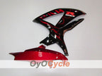 Kit de carenado de inyección para GSX R750 08-10 - Rojo, Negro - Llama #OYO87901432