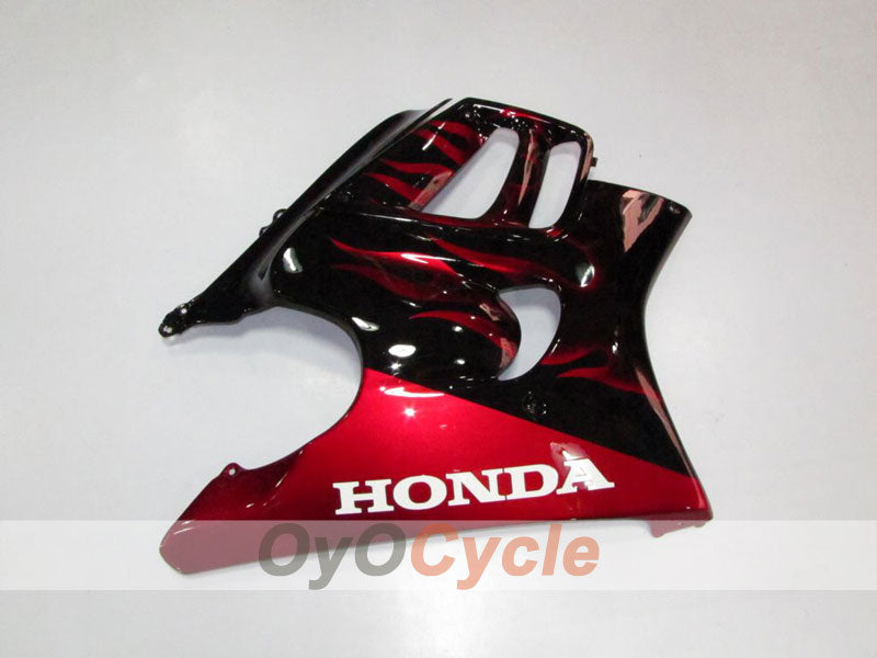 Kit de carenado por inyección para CBR600F3 97-98 - Rojo, Negro - Llama #OYO87902855 Imagen secundaria del producto