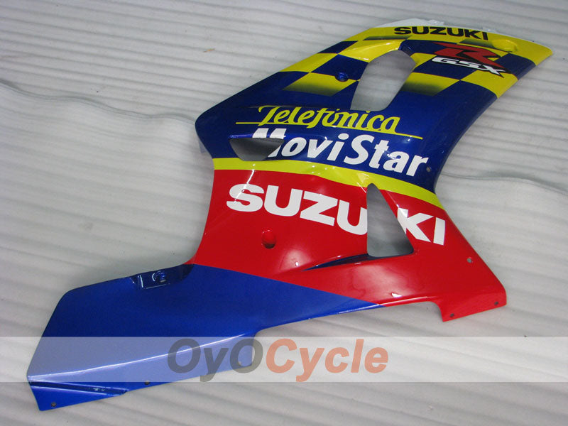 Kit de carenado de inyección para GSX R1000 00-02 - Azul - Movistar #OYO87905227
