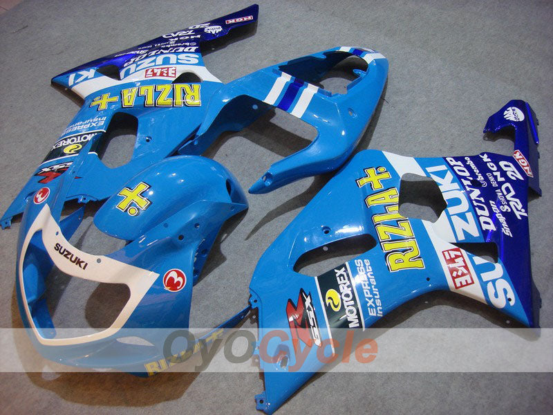 Kit de carenado de inyección para GSX R1000 00-02 - Azul - Rizla+ #OYO87901802