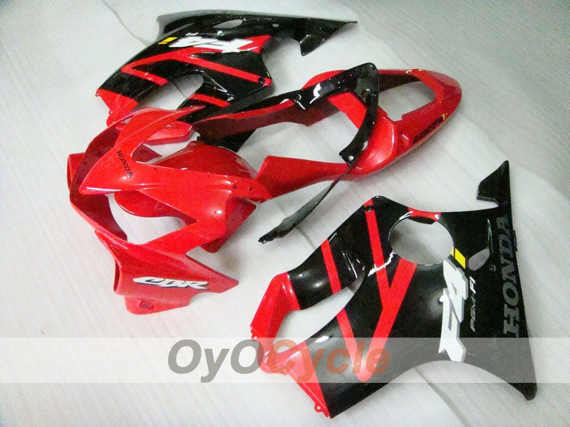 Carenado moldeado por inyección para CBR600F4i 01-03 - Rojo, Negro - Estilo de fábrica #OYO87900179