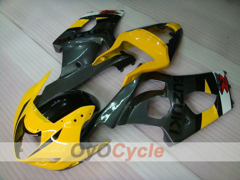Kit de carenado de inyección para GSX R750 04-05 - Amarillo, Negro - Estilo de fábrica #OYO87901202 Imagen principal del producto