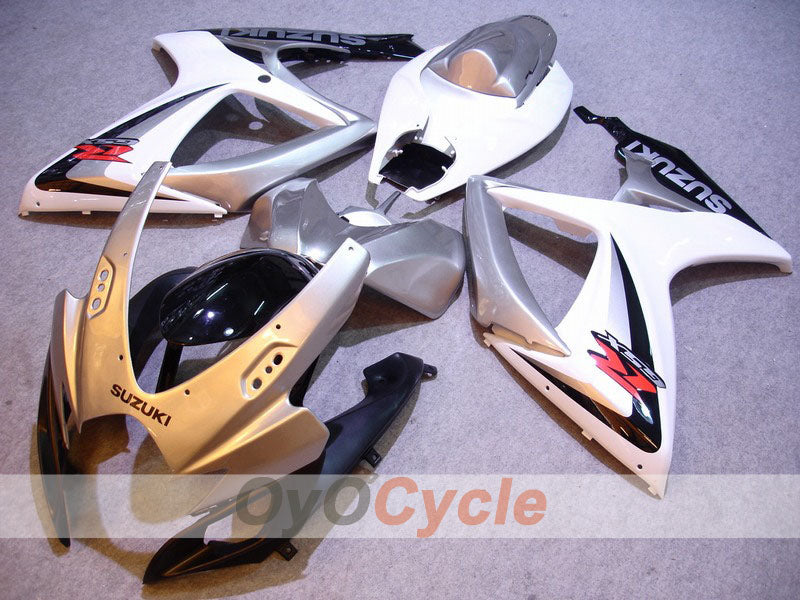 Kit de carenado por inyección para GSX R750 06-07 - Blanco, Plateado - Estilo de fábrica #OYO87901336 Imagen principal del producto