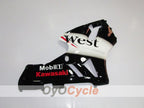 Kit de carenado de inyección para NINJA ZX-12R 02-05 - Blanco, Negro - West #OYO87903116