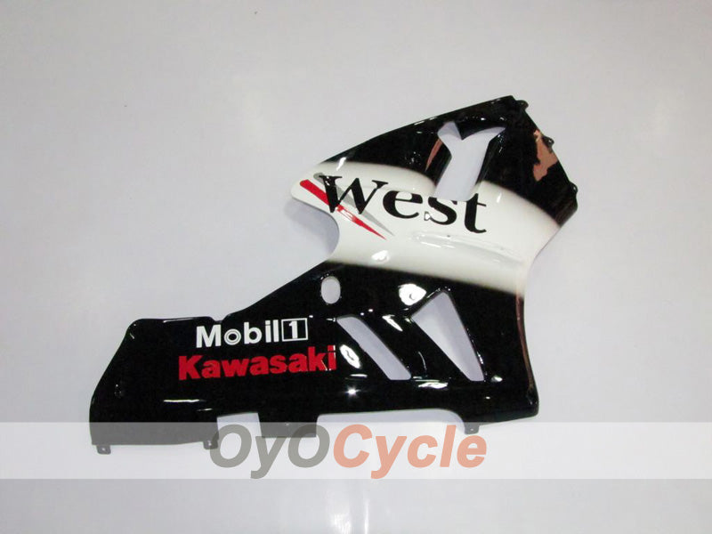 Kit de carenado de inyección para NINJA ZX-12R 02-05 - Blanco, Negro - West #OYO87903116