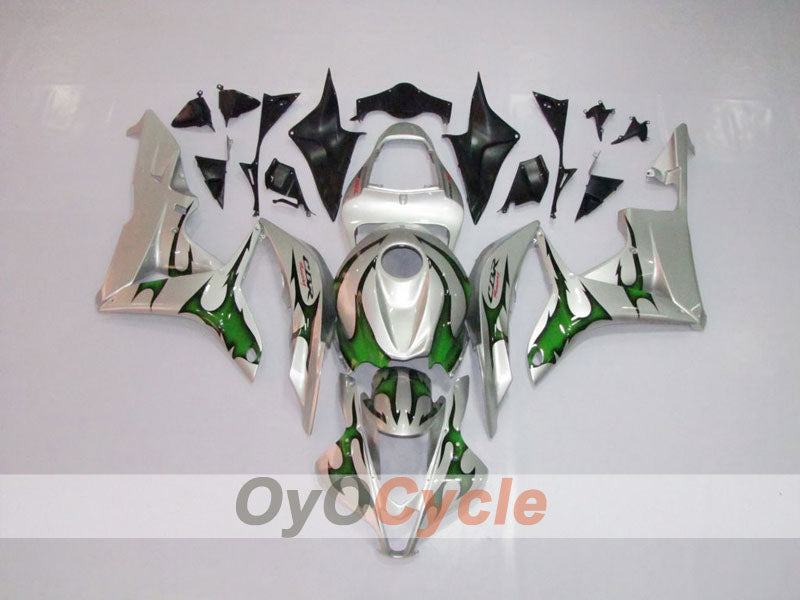 Kit de carenado por inyección para CBR600RR 07-08 - Verde, Plata - Llama #OYO87900357 Imagen principal del producto