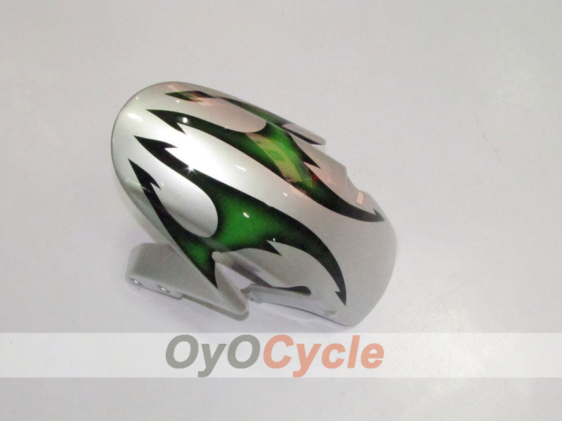 Kit de carenado por inyección para CBR600RR 07-08 - Verde, Plata - Llama #OYO87900357