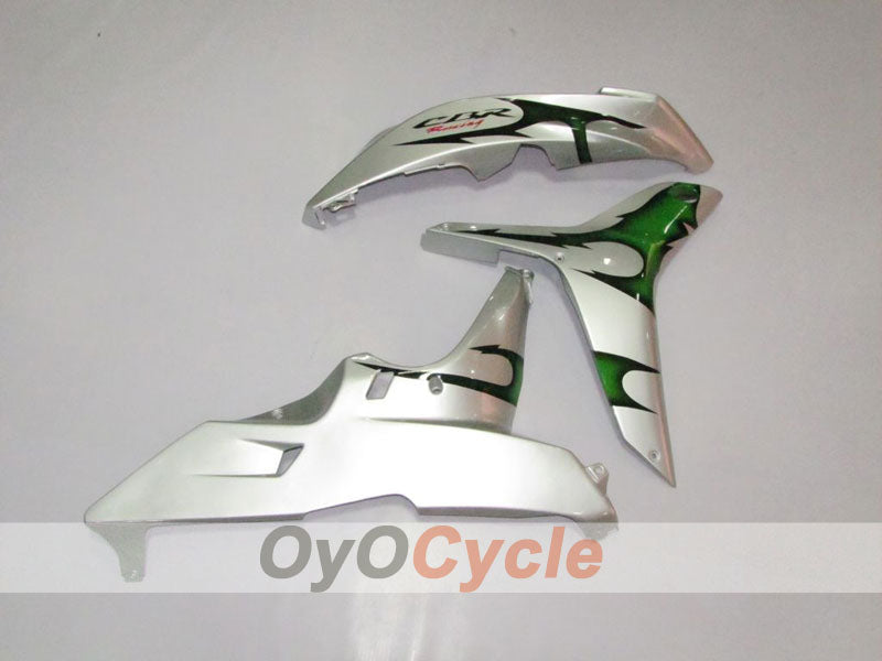 Kit de carenado por inyección para CBR600RR 07-08 - Verde, Plata - Llama #OYO87900357