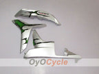 Kit de carenado por inyección para CBR600RR 07-08 - Verde, Plata - Llama #OYO87900357
