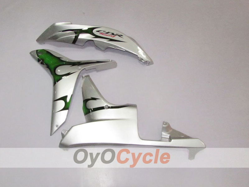 Kit de carenado por inyección para CBR600RR 07-08 - Verde, Plata - Llama #OYO87900357