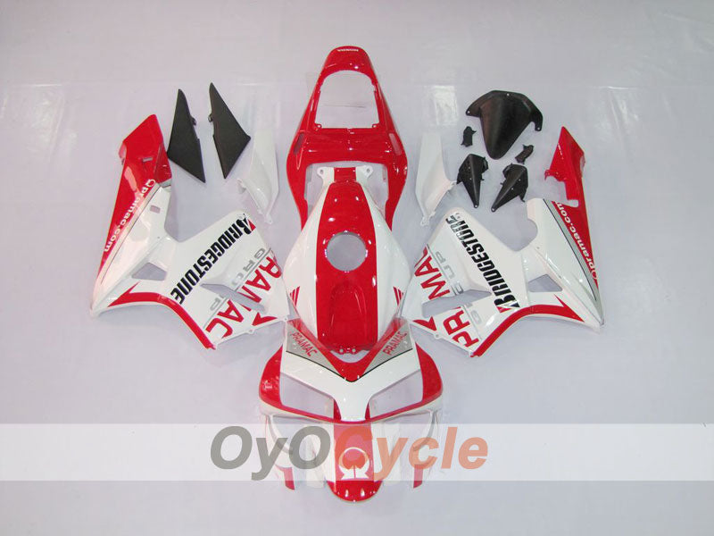 Carenado de inyección para CBR600RR 03-04 - Rojo, Blanco - PRAMAC #OYO87902593 Imagen principal del producto