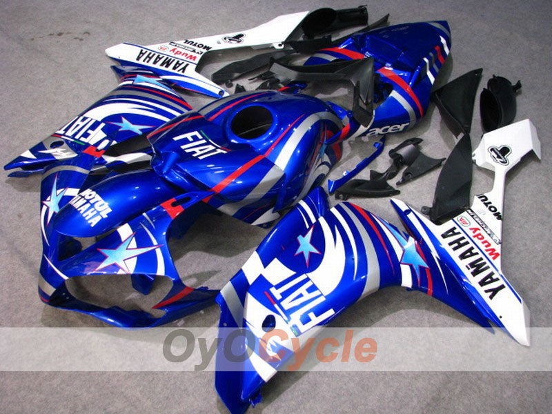 Kit de carenado de inyección para YZF-R1 07-08 - Azul, Blanco - FIAT, MOTUL #OYO87900858 Imagen principal del producto