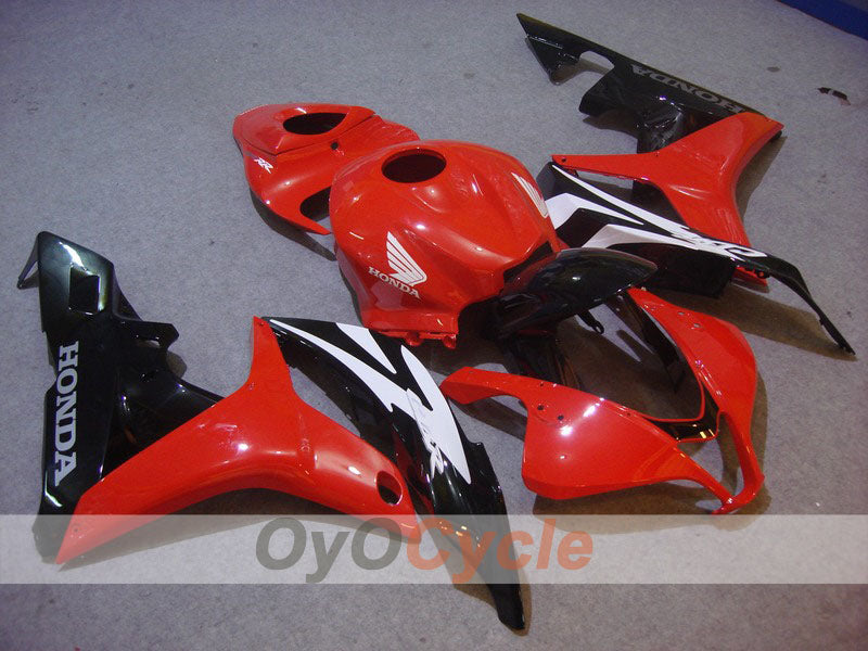 Carenado de inyección para CBR600RR 07-08 - Rojo, Negro - Estilo de fábrica #OYO87900397