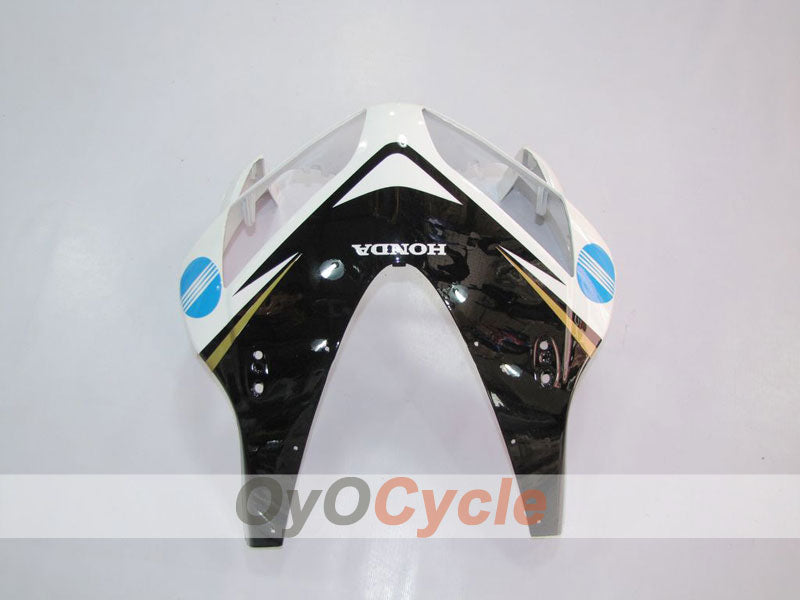 Kit de carenado por inyección para CBR600RR 03-04 - Blanco, Negro - Konica Minolta #OYO87902526