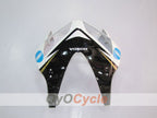 Kit de carenado por inyección para CBR600RR 03-04 - Blanco, Negro - Konica Minolta #OYO87902526