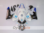 Kit de carenado por inyección para CBR600RR 03-04 - Blanco, Negro - Konica Minolta #OYO87902526